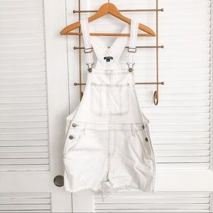 [WILD FABLE] Cut off short overalls
